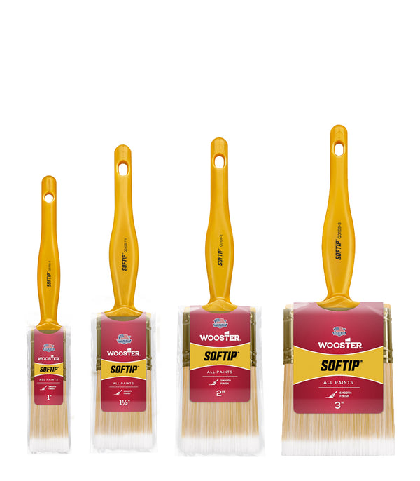 Wooster Softip Varnish Style Flat Paint Brush - All Sizes | DIY DIRECT