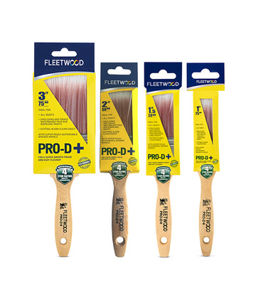 Fleetwood Flat Pro D+ Finest Quality Cutting In Paint Brush