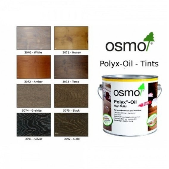 Osmo Polyx Hard Wax Oil Tints - All Colours - All Sizes