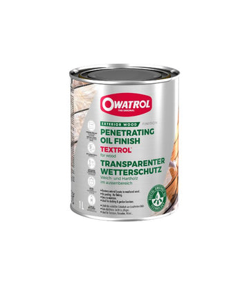 Owatrol Textrol Penetrating Oil for Softwood / Decking / Cladding Clear