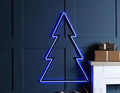 Festive Large 78cm Neon Flex Red Green and Blue Christmas Tree with Remote