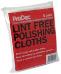 ProDec Lint Free Polishing Cloths - 5 Pack