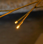 Festive Champagne Twig Christmas Tree With Trad Warm White LEDs - 3ft (90cm)