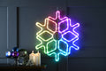 Festive Snowflake Christmas Decoration Multifunction Light with Remote - 57cm