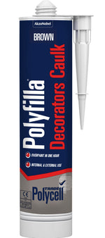 Polycell Trade Polyfilla Decorators Caulk Tube - All Colours and Sizes