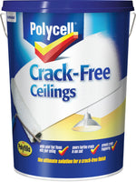 Polycell Crack Free Ceilings Flexible Paint Smooth - Matt or Silk - All Sizes