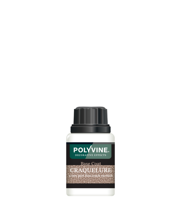 Polyvine Craquelure Top Coat / Base Coat 100ml 500ml & 1 Litre Water Based