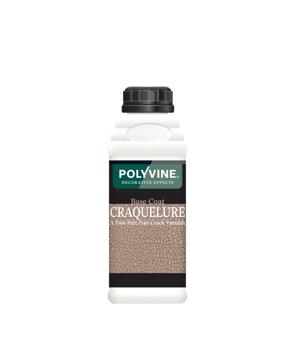 Polyvine Craquelure Top Coat / Base Coat 100ml 500ml & 1 Litre Water Based