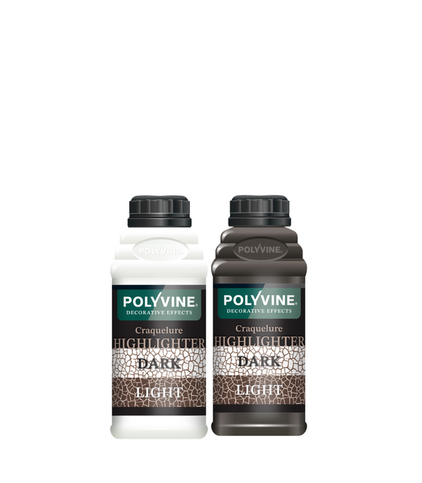 Polyvine Crack Highlighting 50g Medium White & Medium Dark