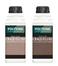 Polyvine Craquelure Top Coat / Base Coat 100ml 500ml & 1 Litre Water Based