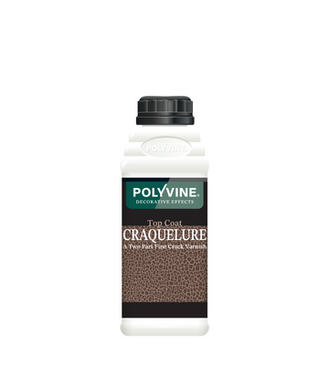 Polyvine Craquelure Top Coat / Base Coat 100ml 500ml & 1 Litre Water Based