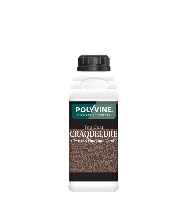 Polyvine Craquelure Top Coat / Base Coat 100ml 500ml & 1 Litre Water Based