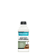 Polyvine Heavy Duty Floor Varnish - Dead Flat Finish - All Sizes
