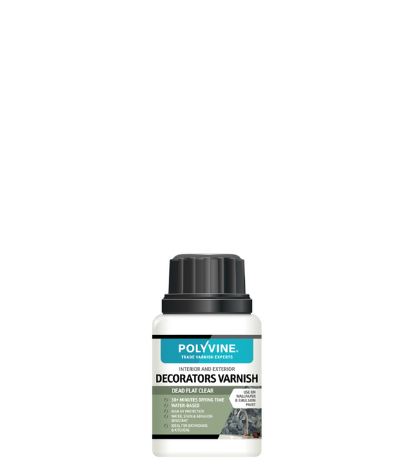 Polyvine Decorators Varnish Available in Gloss, Satin, Dead Flat