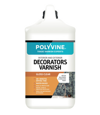 Polyvine Decorators Varnish Available in Gloss, Satin, Dead Flat