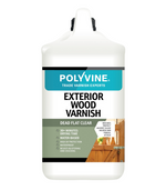 Polyvine Exterior Wood Varnish - Satin or Dead Flat - All Sizes