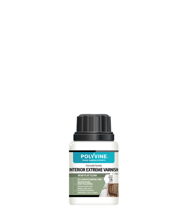 Polyvine Interior Extreme Varnish - Dead Flat or Satin Finish