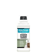 Polyvine Interior Extreme Varnish - Dead Flat or Satin Finish