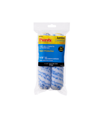Purdy Colossus Jumbo Paint Roller Sleeve 1/2" Nap Pile - 2 Pack