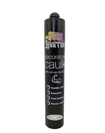 Paint Warrior Ultimate Flexible Decorators Caulk - Grey - 380ml