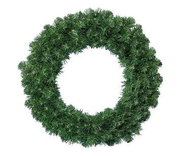 Green Christmas Imperial Pine Door Wreath - Dark Green - 60cm Diameter