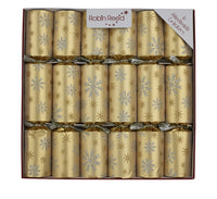 Robin Reed Christmas Crackers - Snowflakes - 12 Inch - 12 Pack