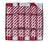 Robin Reed Christmas Crackers - Candy Cane - 12 Inch - 6 Pack