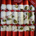 Robin Reed Christmas Crackers - Bows & Berries - 12 Inch - 12 Pack