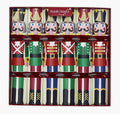 Robin Reed Christmas Crackers - Racing Nutcracker - 13 Inch - 6 Pack