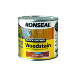 Ronseal Quick Drying Exterior Woodstain  - All Colours Finishes and Sizes