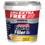 Ronseal Multi Purpose Wall Filler - Ready Mixed - White - All Sizes