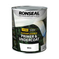 Ronseal 10 Year Super Flexible Wood Primer & Undercoat - Grey or White - 750ml