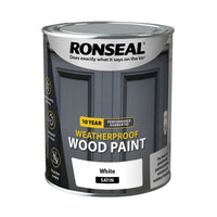 Ronseal 10 Year Weatherproof Wood Paint - All Colours Finishes and Sizes