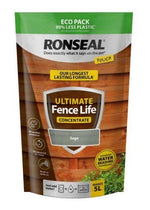 Ronseal Ultimate Fence Life Concentrate - Eco-friendly pouch - 950ml - All Colours