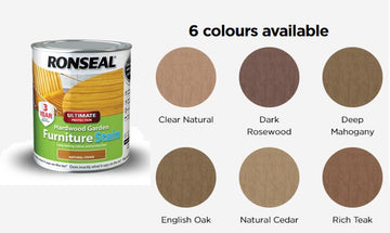 Ronseal Ultimate Protection Hardwood Furniture Stain - 750ml - All Colours