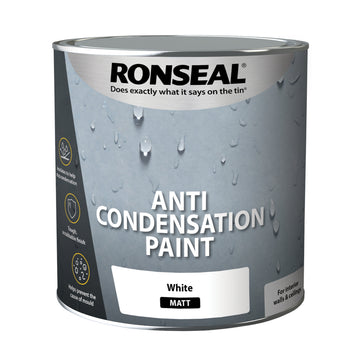 Ronseal Anti Condensation Paint - White - 2.5 Litre or 750ml