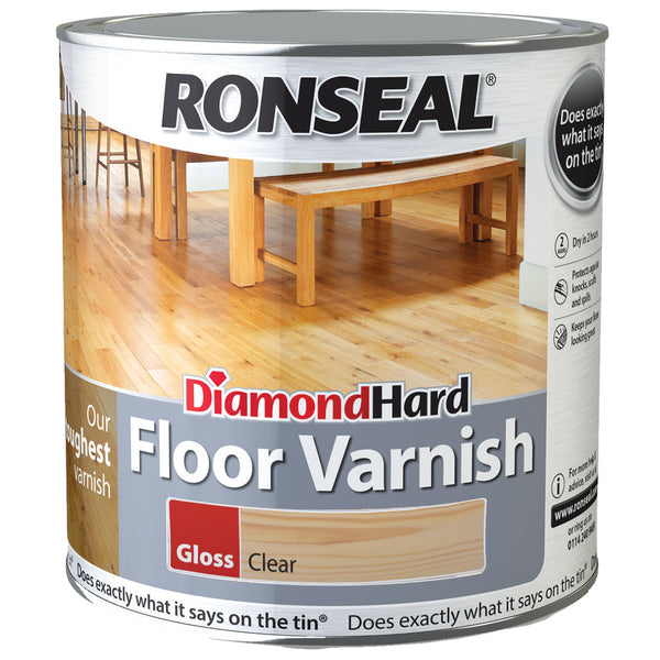 Ronseal Diamond Hard Floor Varnish - All Colours and Sizes