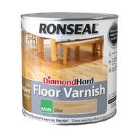 Ronseal Diamond Hard Floor Varnish - All Colours and Sizes