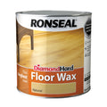 Ronseal Diamond Hard Floor Wax - Natural or Natural Oak - 2.5L