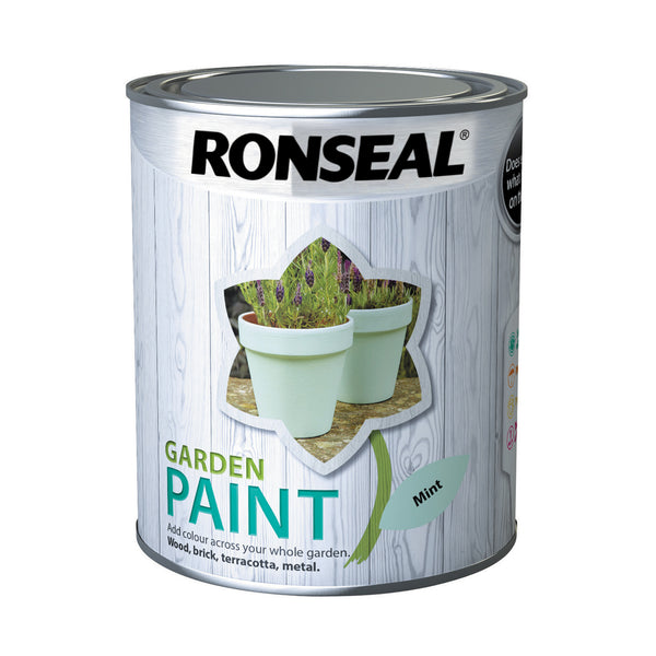 Ronseal Outdoor Garden Paint - For Exterior Wood Metal Stone Brick - All Colours
