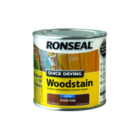 Ronseal Quick Drying Exterior Woodstain  - All Colours Finishes and Sizes