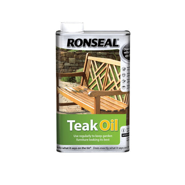 Ronseal Garden Furniture Teak Oil - 1L and 500ml