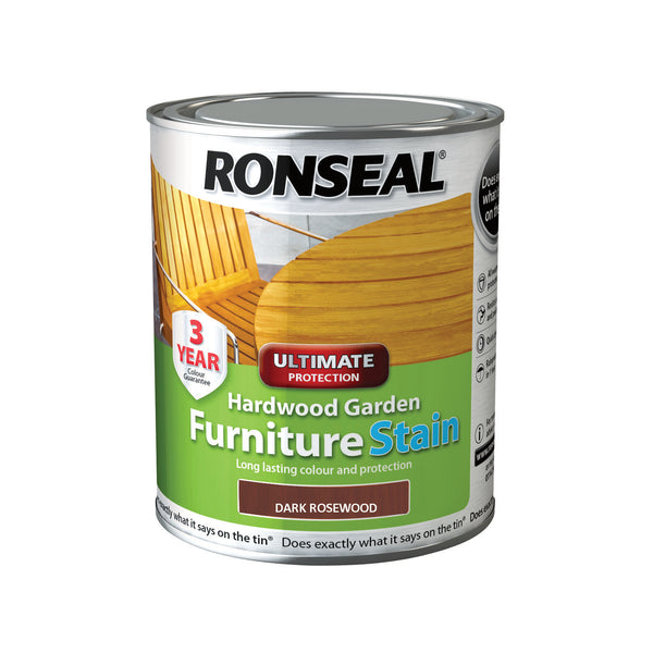 Ronseal Ultimate Protection Hardwood Furniture Stain - 750ml - All Colours