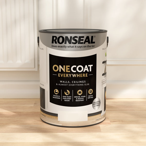 Ronseal One Coat Everywhere Matt Paint - All Colours - All Sizes