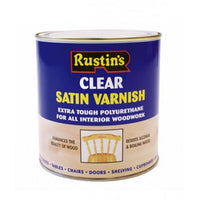 Rustins Polyurethane Clear Varnish Gloss / Matt / Satin ALL SIZES AVAILABLE