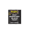 Rustins Heat Resistant Black Paint - 250ml or 500ml