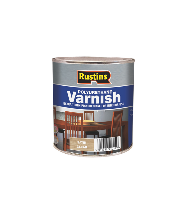 Rustins Quick Dry Polyurethane Varnish Clear - All Finishes & Sizes
