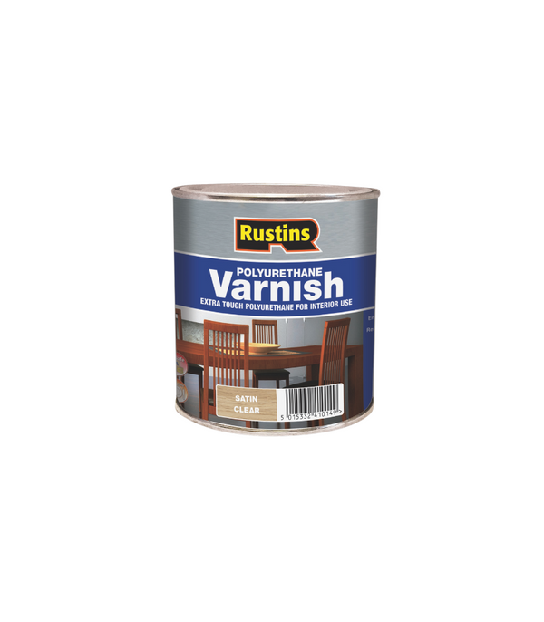 Rustins Quick Dry Polyurethane Varnish Clear - All Finishes & Sizes