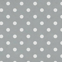 Sabichi PVC Table Cloth - Grey Polka Dot - 132cm x 178cm