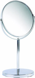 Sabichi Makeup Bathroom Standing Chrome Plated Bathroom Mirror - 32cm High